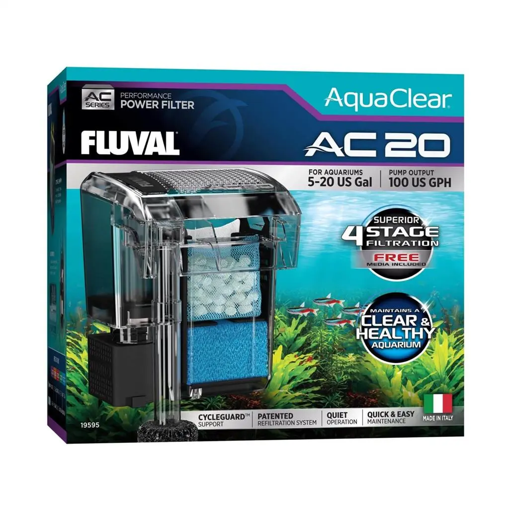 Fluval AquaClear Hængefilter AC 20 (Fluval Edge)